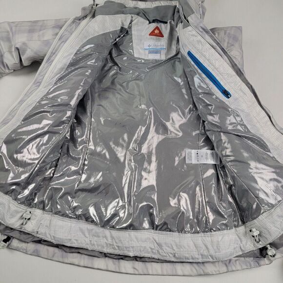 Columbia Omni-Heat Ski Snowboard Jacket interchange 3 in 1 Women's Small Hooded - Picture 10 of 15